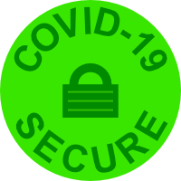 COVID-19 SECURE Sticker